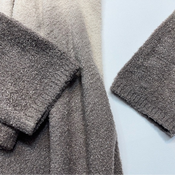 Barefoot Dreams Cardigan Womens Size L XL Bamboo Chic Lite Cocoa Ombre 436 - Picture 8 of 14